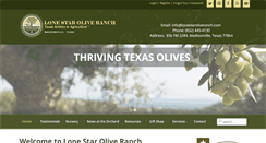 Desktop Screenshot of lonestaroliveranch.com